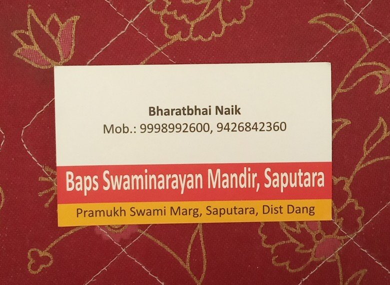 saputara - baps swaminarayan temple